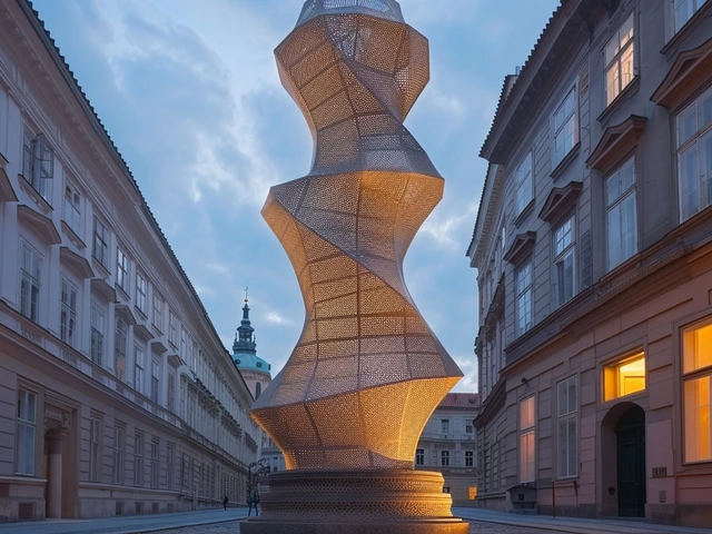 Praha osvětlena jedinečnou kubistickou lampou: Světový unikát po opravě